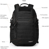 AMHEH 32L Tactical Laptop Backpack, 17 Inch Suspended Compartment, Black