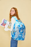 BLUEFAIRY Middle High School Backpack for Boys Girls Large Bookbag with Laptop Compartment Back to School Book Bags for Teens Teenagers Mochilas Escolares para Niños Niñas (Sky Blue/Gray, Tie-Dye)