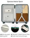 MILADA Carry On Luggage Expandable 20 Inch Hard Shell Suitcases with Wheels