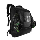 Bont Skates - Multi Sport Skate Backpack Travel Bag - Inline Ice Roller Speed Skating (Black)