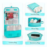 OlarHike 10-Pack Compression Packing Cubes for Travel Essentials,Compressible Expandable Packing Cubes for Suitcase,Luggage Garment Bags for Travel,Handy Helper for Organizing Clothes(Blue Green)