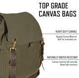 Rothco Vintage Expedition Rucksack - Classic Canvas Backpack for Everyday Adventures