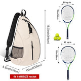 Ytonet Tennis Bag, Tennis Sling Backpack Crossbody for Men Women