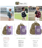 atgark Toddler Backpack for Boys 2-5: Preschool Kindergarten Backpack - 13" Daycare Backpack Fit A4 Folder