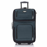 Travel Select Amsterdam Softside Expandable Luggage with Rolling Wheels, Navy, 25-Inch Medium
