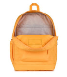 JanSport Cross Town Plus Backpack - Large Main Compartment, Side Water Bottle Pocket, 15-Inch Padded Laptop Sleeve - Orange Soda