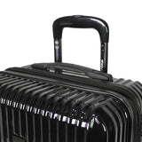 World Traveler Dejuno Tonal 28-Inch Polycarbonate Lightweight Hardside Expandable Spinner Luggage Suitcase with TSA Lock - Onyx