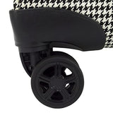 London Fog Oxford III 29" Expandable Spinner Black-White Houndstooth