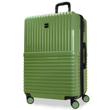 World Traveler Dejuno Tonal 28-Inch Polycarbonate Lightweight Hardside Expandable Spinner Luggage Suitcase with TSA Lock - Matcha