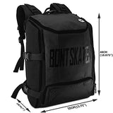 Bont Skates - Multi Sport Skate Backpack Travel Bag - Inline Ice Roller Speed Skating (Black)