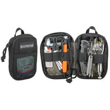 MAXPEDITION Pico Pocket Organizer, Ultra Compact EDC Gear Pouch, Tactical Utility Pouch for Everyday Carry, Tools, Gadgets, Outdoor First-Aid Kit, Survival (Black)