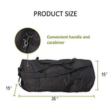 TopoGrow XXL Extra Large Backpack Odor Smell Proof Duffel Bag with Carbon Lining Water Resistant Luggage Smell Absorbing Bag Odor Absorbent for Hydroponics Use, Travel, Sport Gym