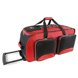 Fila 26" Lightweight Rolling Duffel Bag, Red
