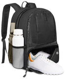YOREPEK Soccer Backpack, Soccer Bag with Ball Holder and Shoe Compartment
