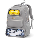 YOREPEK Large Pickleball Bag Backpack,Hold 4 Paddles with Padded Protection