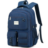 abshoo Large Heavy Duty Boys Backpack For School College Bookbag Casual Multi Pocket Travel Backpacks for Men (Navy)