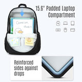 Bluboon Backpack for Girls Kids School Backpacks Bow Quilted Bookbag Multiple Pockets Lightweight 15.6 Laptop Backpack for Elementary Primary Middle School