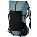 Hiking Backpack,40L to 50L Extra Large Capacity Hiking Bag,Internal Frame Camping Backpack,Upgraded X-PAC Lightweight Sport Daypack Travel Backpack Fit For Mountain Climbing Camping(Grey Green)