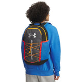 Under Armour Unisex Hustle Sport 6.0 Backpack, Black/Black/Metallic Silver