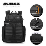 Mardingtop 40L Molle Tactical Cordura Backpack with 2.5 Liter Hydration Bladder