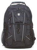 Dejuno Dejuno Commuter Backpack Checkpoint-friendly 15.6" Laptop Pocket - Black Laptop Backpack, Black