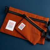 Topo Designs Accessory Bags, Travel Organizer Accessories for Smaller Items, Durable Storage Pouch, 3 Sizes, Fully Lined Pack Cloth (Small, Navy/Navy)
