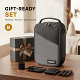 HOMEAL Smell Proof Bag with Lock, Odor Control Storage Kit, Black