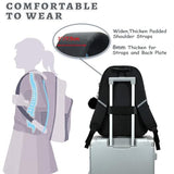 Ocbabe Kids Backpack for Girls Bookbag College Middle High School Bag for Student Black Plain Ita Bag