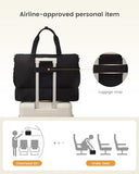LOVEVOOK Garment Bags for Travel,Convertible Garment Bag for Women with Shoe Pouch,Carry on Duffel Bag with Toiletry Bag, 2 in 1 Hanging Suitcase Suit Bag,Waterproof Weekender Bags for Business Trip