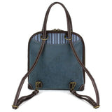 CHALA Convertible Backpack Purse - Women Convertible Shoulder Purse with Adjustable Strap - Hummingbird A - blue