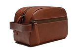 Timberland mens Nevada Leather Travel Kit Packing Organizers, Cognac, One Size US