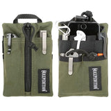 MAXPEDITION Platy Pocket Organizer, Durable EDC Tool Pouch for Men, Neck Wallet with Paracord Lanyard, Holds Flashlight, Multitool, Pen, Notebook (OD Green, 4" x 6")