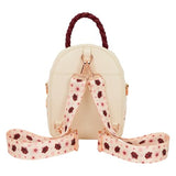 Loungefly Cream & Red Floral Sling Bag