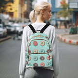 Doughnuts Backpack Purse For Women Lightweight Travel Shoulder Bag Daily Mini Backpack