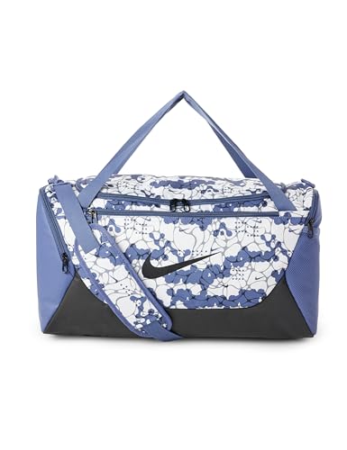 Nike Brasilia Duffel Bag (Medium), Diffused Blue/Black/Black, MISC