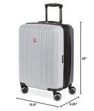 SwissGear Duet Expandable Luggage, Hard Shell Carry-On Luggage with Spinner Wheels
