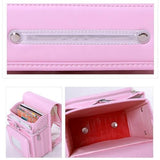 Star-Wind Ransel Randoseru automatic Japanese School bags for boys girls Senior PU leather light weight Rain Cover