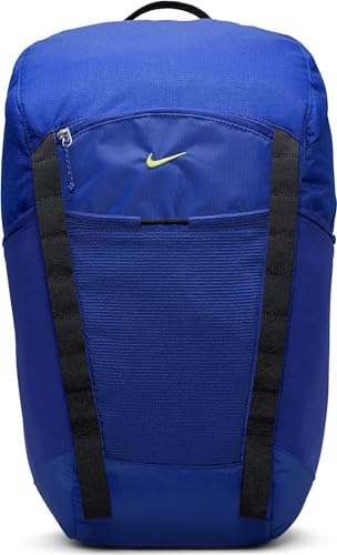 Nike Unisex Hike Backpack, Deep Royal Blue/Black/Atomic Green, DJ9677-455, MISC, Deep Royal Blue/Black/Atomic Green, 27 L, Sports