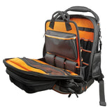 Klein Tools 55485 Tool Bag Backpack, Durable Electrician Backpack with 48 Pockets for Hand Tools, Waterproof Bottom, Removable Carrier