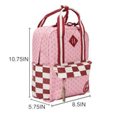 Bioworld Demon Slayer Logo Cotton Canvas Women's Pink Mini Backpack