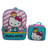 AI ACCESSORY INNOVATIONS Hello Kitty 2 Piece Backpack Set, Girls Kawaii 16