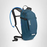 CamelBak M.U.L.E. 12 Mountain Bike Hydration Pack with 100oz Crux Reservoir, All Day Cooling and Smart Storage for Trail Riding, Moroccan Blue/Black
