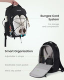 LOVEVOOK Everyday Laptop Backpack for Women & Men With Giant Tumbler Holder,15.6 Inch Classic Travel Work College Teacher Carry on Backpack Purse,Waterproof Computer laptop Bag Hiking Backpack,Black