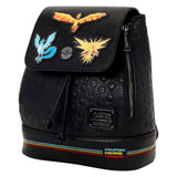 Loungefly Pokémon: Legendary Birds - Articuno, Moltres, and Zapdos - Embroidered Characters Mini Backpack - Collectible Bags