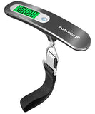Fosmon Digital Luggage Scale, 110lbs Suitcase Baggage Scale, 1 Pack Silver