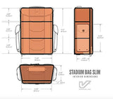 Stadium Bag™ 2020 - The Flight-Smart Tech Backpack (Classic Black)