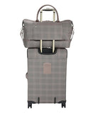 London Fog Brentwood IV 20" Drop Bottom Duffel, Rose Charcoal