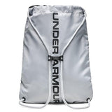 Under Armour Unisex-Adult Ozsee Sackpack , Black (009)/Steel , One Size Fits All