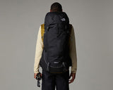 The North Face Terra 65 Backpack - Unisex Hiking Pack, Cinch-Top Opening with Zipper, Pole & Ice Axe Attachments, TNF Black/Asphalt Grey-NPF, Small/Medium