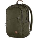 Fjällräven Raven 28 Backpack - Multi-Pocket Organization, Padded Support, Durable Fabric - Commuting, Travel, Dark Olive